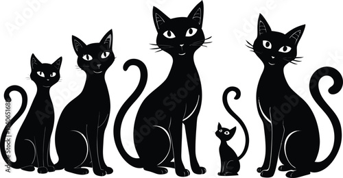 vector illustration of a cat