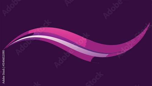 Elegant purple gradient wave motion abstract design with modern style and visual appeal