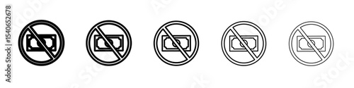 Stop Corruption icon Flat design on isolated background