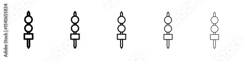 tapas icon Flat design on isolated background