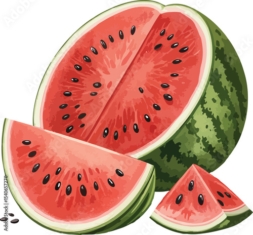 slices of watermelon