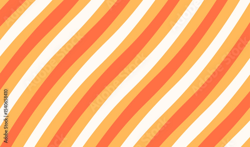 Summer Simple seamless pattern orange abstract art background