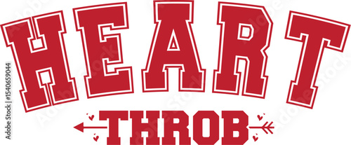 Heart Throb A Captivating Design Featuring Bold Typography