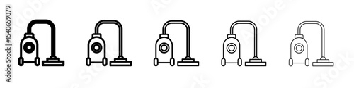vaccum cleaner icon Flat design on isolated background