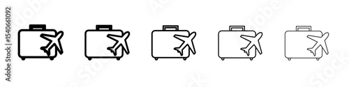 voyage icon Flat design on isolated background