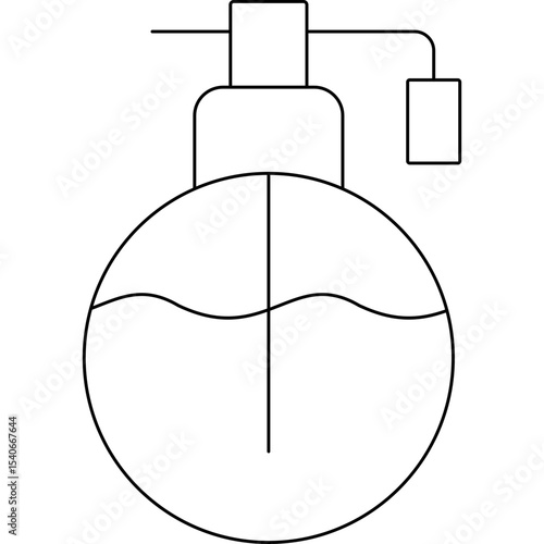 Perfume icon single icon vector illustration