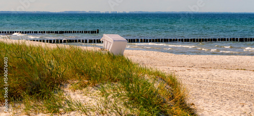 Fototapeta Naklejka Na Ścianę i Meble -  Der Südstrand auf der Insel Hiddensee, Rügen, Mecklenburg-Vorpommern, Deutschland