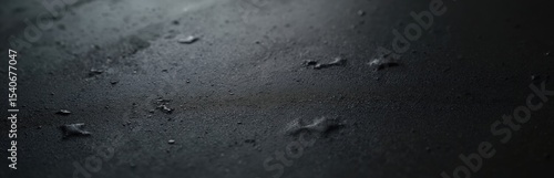 Wallpaper Mural Abstract black grainy background. Rough dark surface, high-resolution texture with water drops. Graphite, carbon, matte plastic, wet asphalt, grunge backdrop, rough. Ideal for design, advertising, Torontodigital.ca