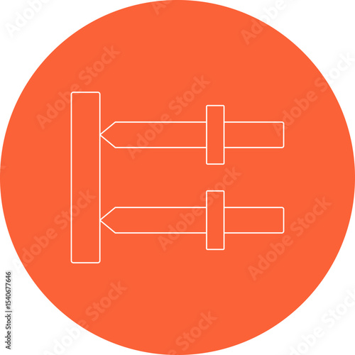 Sword icon single icon vector illustration