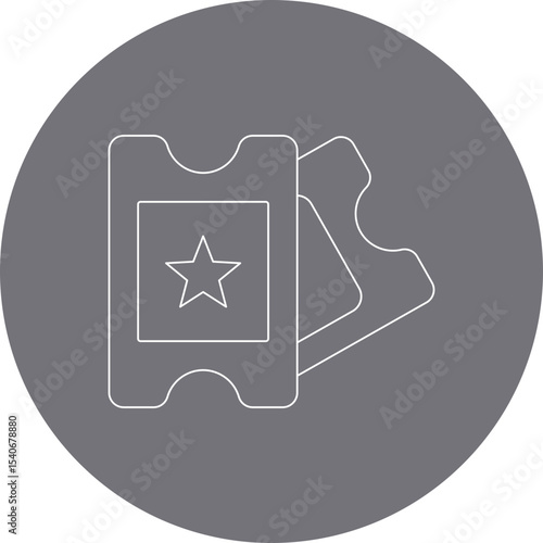 Tarot card icon single icon vector illustration