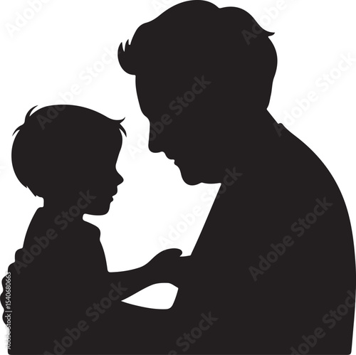 Grandparents with grandchild vector illustration
