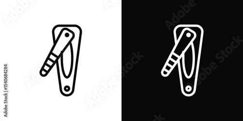 pancreas icon design. simple stroke line vector icon set