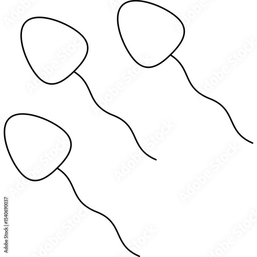 Sperm icon single icon vector illustration