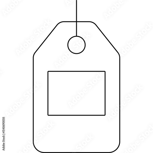 Tag icon single icon vector illustration