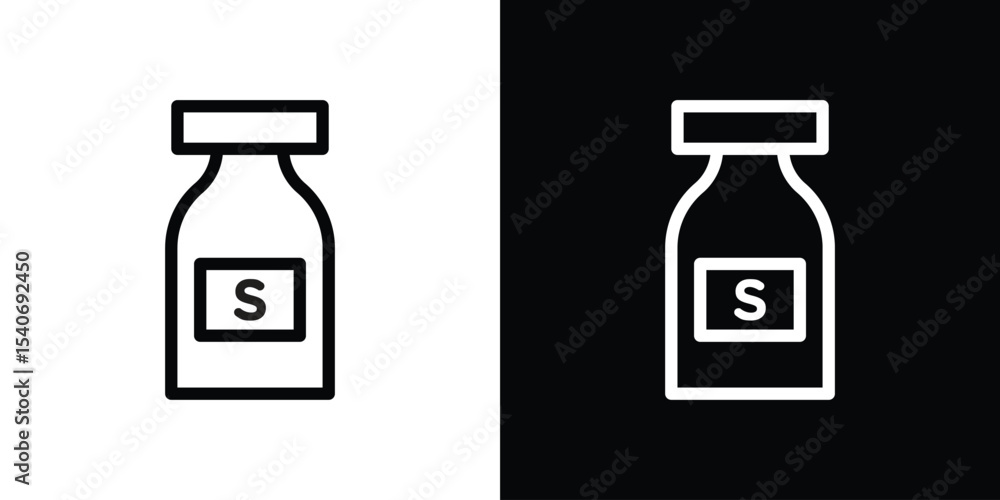 Obraz premium Solvent icon design. simple stroke line vector icon set