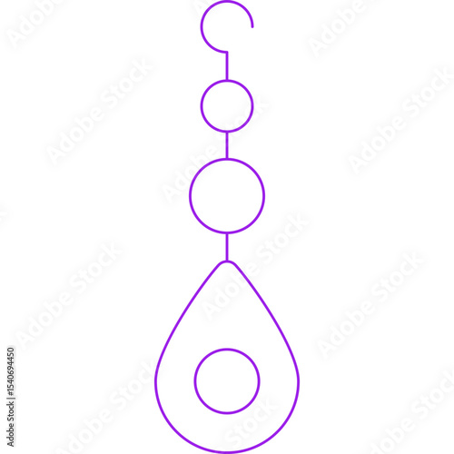 Locket icon single icon vector illustration