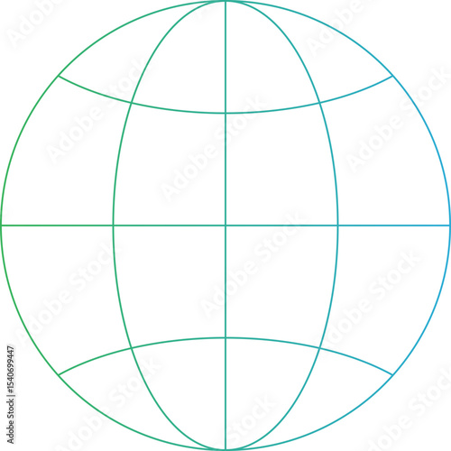 Global icon single icon vector illustration