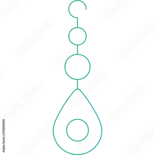 Locket icon single icon vector illustration
