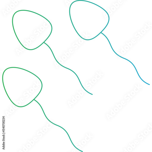 Sperm icon single icon vector illustration