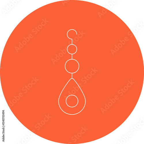 Locket icon single icon vector illustration