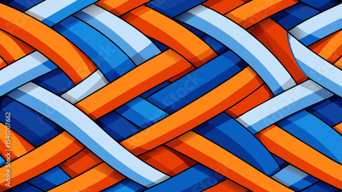 Wallpaper Mural Textured Close-Up of Colorful Yarn Knit Pattern – Generative AI Torontodigital.ca