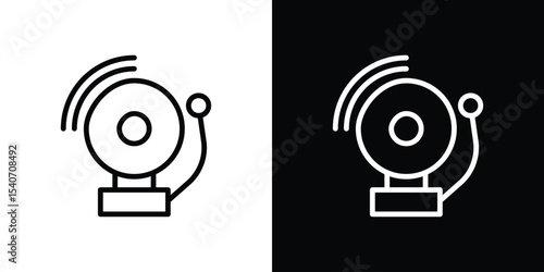 Lung icon design. simple stroke line vector icon set