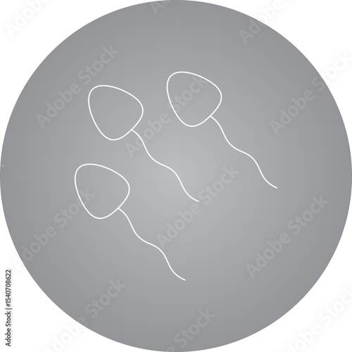 Sperm icon single icon vector illustration