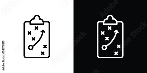 Jenga icon design. simple stroke line vector icon set