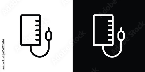 Intravenous icon design. simple stroke line vector icon set
