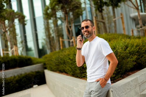 Man enjoying a sunny day wh...