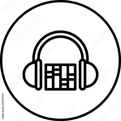 Books listening icon single icon vector illustration