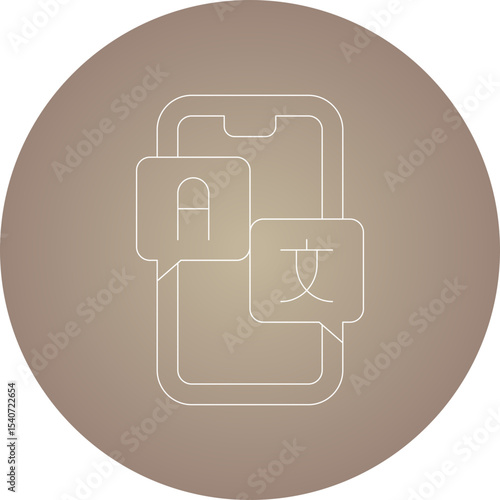 Mobile translation icon single icon vector illustration