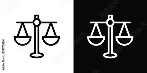 Economies of scale icon design. simple stroke line vector icon set