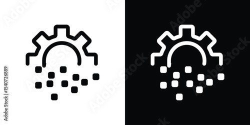 Digital transformation icon
