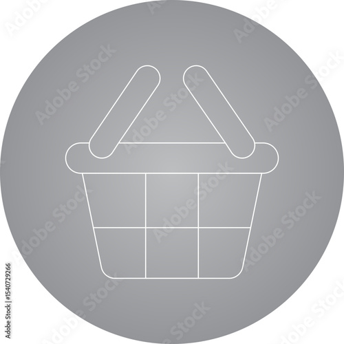 Basket icon 3 single icon vector illustration