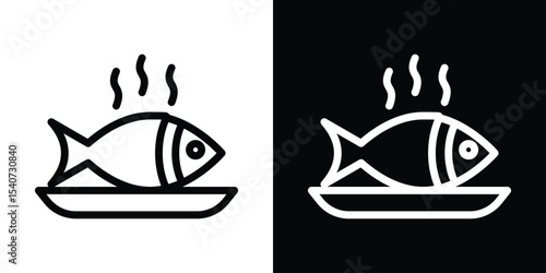 Cooked fish icon