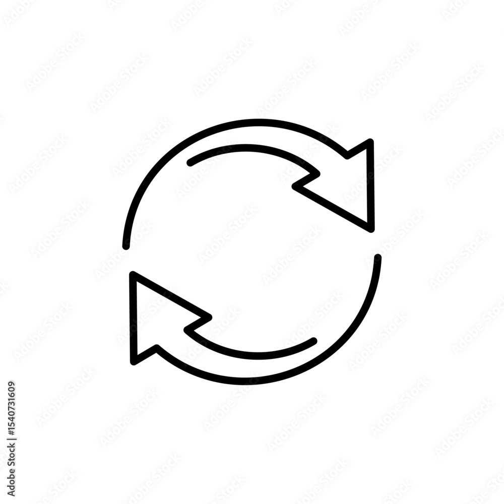 Vector line icon of time schedule Vector line icon of time schedule