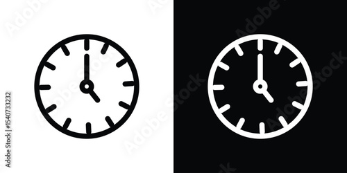 Clock-five icon