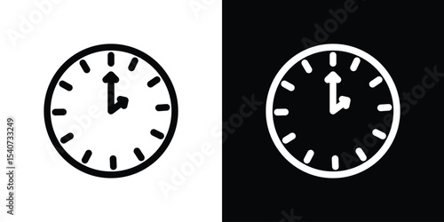 Clock two icon