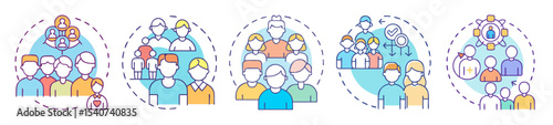 Conceptual representation of team building and the dynamics of people interactions