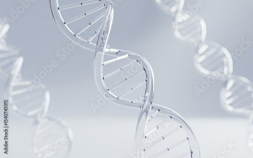 DNA Helix: A visually captivating depiction of a DNA helix, showcasing the intricate structure of life itself, rendered in stunning detail and evoking a sense of scientific wonder.