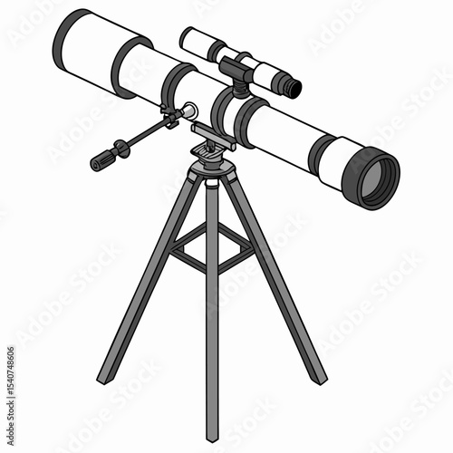 Advanced isometric anti-drone defense system with dual surveillance cameras and radar sensor mounted on a reinforced tripod for high-security monitoring.