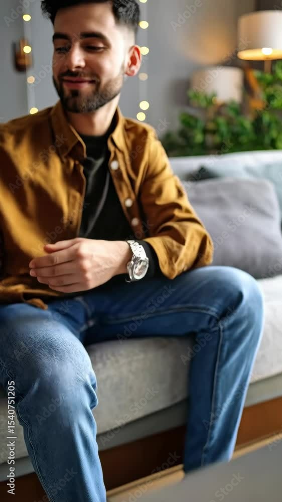 A person sitting indoors on a sofa, holding a bowl full of golden potato chips, enjoying a snack in a relaxed setting. A person sitting indoors on a sofa, holding a bowl full of golden potato chips, enjoying a snack in a relaxed setting.