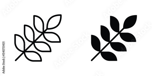 Wheat grain icon concept. vector set. Eps10