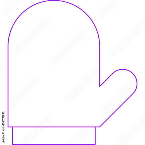 Glove icon single icon vector illustration