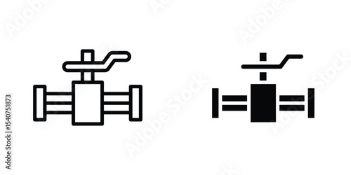 Valve icon concept. vector set. Eps10