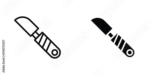 Scalpel icon concept. vector set. Eps10