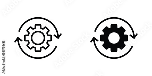 Operation icon concept. vector set. Eps10