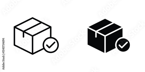 Order receive icon concept. vector set. Eps10