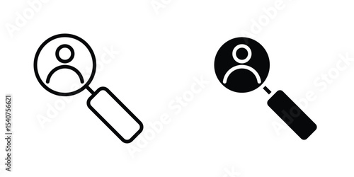 Hiring icon concept. vector set. Eps10